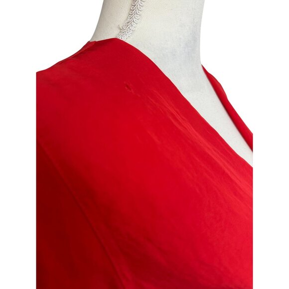 RAG & BONE Red Kimono Detail Long Sleeve Top Size XS - Picture 2 of 9